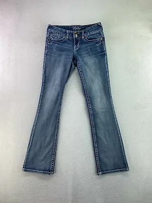 Vanity Jeans Womens Size 26 Medium Wash Low Rise Bootcut Denim Jeans • $17.05