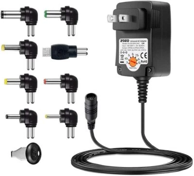 $13.73 • Buy Multi Voltage 12W 3 To 12 Volts Universal Ac Dc Adapter Replacement Power Supply