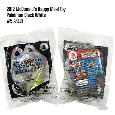 2012 McDonalds Pokemon BLACK WHITE Toy & Trading Card Happy Meal YOU CHOOSE VTG • $5.99