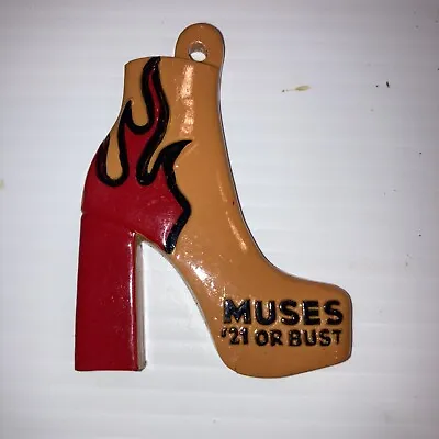 2021 Krewe Of Muses High Heel Shoe Medallion New Orleans Mardi Gras 4 • $9.99