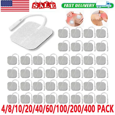 40 TENS Electrode Pads EMS Replacement Unit 7000 3000 2x2 Muscle Stimulator BULK • $3.86