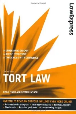 Law Express: Tort Law (Revision Guide) By Fafinski Stefan Paperback Book The • £12.99