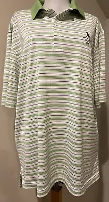 FAIRWAY & GREENE Mens Muirfield Polo Golf Shirt - Sz Large • $19.57