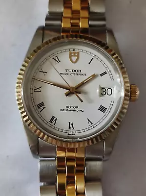 Vintage Rolex Tudor 34mm 74033 OysterDate Automatic Watch - Read Description • $610