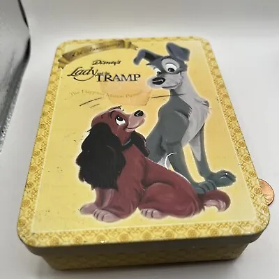 Vtg Disney 50th Anniversary Lady And Tramp Watch W/ Collector Tin.  H • $29