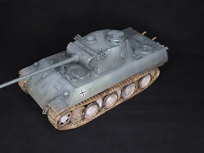 £70 • Buy 1/35 Panther Ausf.D V2 Model Tank Kit Built And Painted