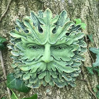 Green Man Wall Plaque Boxed Pagan Wiccan • £19.95