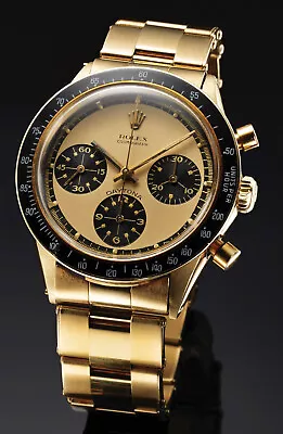 Rolex Ref. 6241 Cosmograph Daytona Paul Newman Vintage 1969 Champagne Dial Lemon • $989995