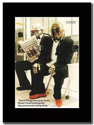 Daft Punk - Jan. 2001 - Matted Mounted Magazine Artwork • £16.99