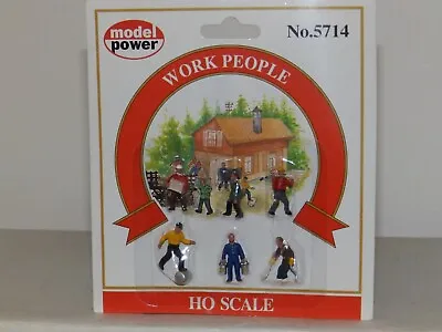 MODEL POWER HO Scale 5714 WORK PEOPLE • $7.99