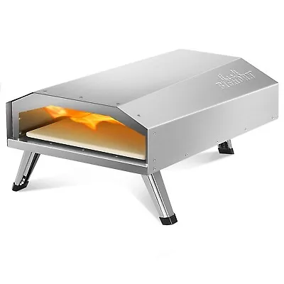 BIG HORN OUTDOORS 12 Inch Gas Pizza Oven Propane Portable Outdoor Oven Steak • $149.90