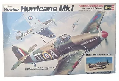 Vintage 1969 Revell Hawker Hurricane Mk I H-217 1/32 Scale Airplane Model • £75