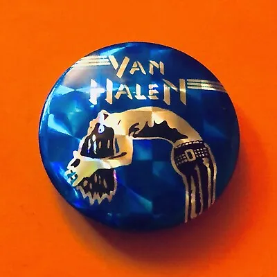 VAN HALEN Pin Vintage 80s Band Pin PRISM Pin Pinback Button Badge 1980s England • $9.85