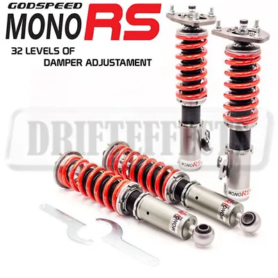 For 89-94 240sx S13 180sx Monors Godspeed Coilovers Suspension Camber Plate Set • $765