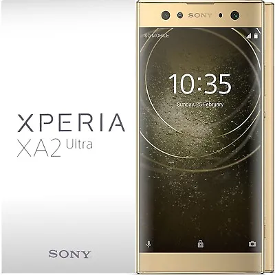 $808.50 • Buy Sony Xperia XA2 Ultra 4G/LTE Gold 64GB + 4GB Dual-SIM Unlocked OEM H4233 NEW