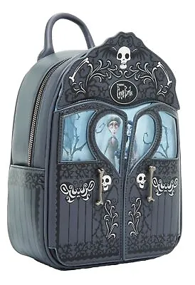 Corpse Bride Mini Backpack Emily Victor Wedding Magnetic Gates Bag • $67.99