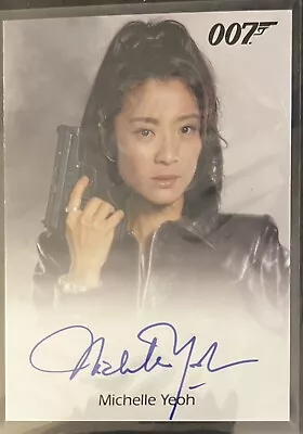 2017 James Bond Archives Final Edition Michelle Yeoh Autograph Card • $285