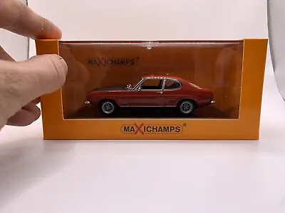Maxichamps 1:43 Ford Capri I 1969 Red 940 085801 • £37.50