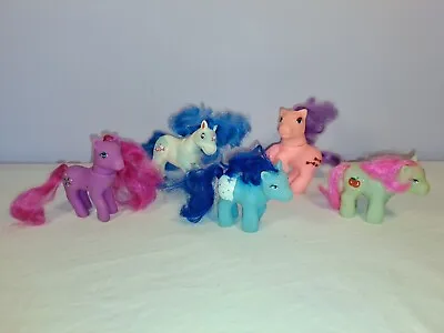 5x My Little Pony-Style Fakie Horse Toy Figurines Lanard Stars Rearing Baby Bow • £2.50