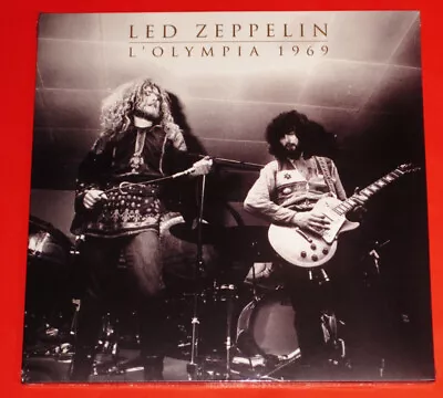 Led Zeppelin: L'Olympia Live 1969 2 LP Black Vinyl Record Set 2023 EU EWR004 NEW • $36.95