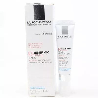 La Roche-Posay Redermic R Retinol Eye Cream  0.5oz/15ml New With Box • $49.99