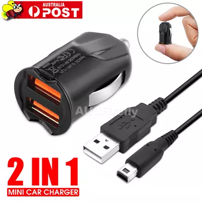 USB Car Charger Charging Cable For Nintendo DSi NDSi DSI XL 3DS 3DS LL 2DS • $12.95