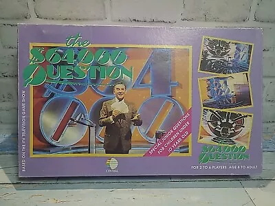 Retired Complete Board  Game - THE $64000 QUESTION Bob Monkhouse  1990 • £5.95