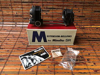 Minolta M Extension Bellows For Minolta-sr With Slide Copier Near Mint Condition • $67