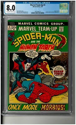 Marvel Team Up #3 (1972) SS CGC 8.0 3rd Appearance Of Morbuis • $110.39