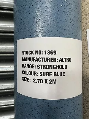 £80 • Buy ALTRO STRONGHOLD 3MM NON-SLIP SAFETY FLOORING ROLL END BARGAIN 2.70 X  2m  1369