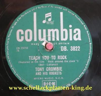 £37.22 • Buy Tony Crombie And His Rockets 78 RPM / Teach You How To Rock (89-0913)