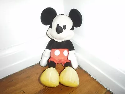 Disney 11 Inch Mickey Mouse Plush Euc • $5.99