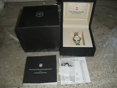Victorinox Swiss Army Watch 241459 In Box Table Instructions • $157.50