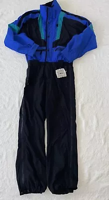 Obermeyer One Piece Ski Suit Snowsuit Zip Front Vintage 90s Y2Zk Sz L • $34.95