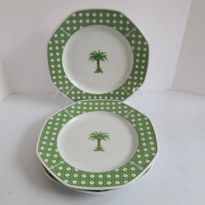 £117.73 • Buy Set 3 VILLEROY & BOCH HEINRICH CARIBIC DINNER PLATES 10  PALM TREE BASKET WEAVE