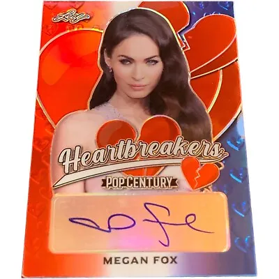 2021 Leaf Pop Century Megan Fox Auto /5 #H-MF1 (Read) • $355