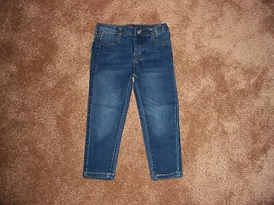 NWOT Girls Toddler 7 For All Mankind Distressed Straight Leg Jeans Med Blue  2T • $19.99