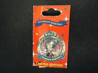 Disney Celebrate Everyday Maleficent Snow Globe Pin On Card Le 2000 • $20.69