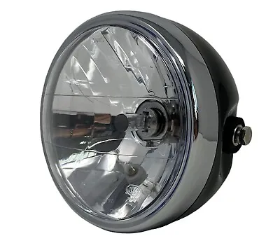 Headlight For Ducati Monster Street Cafe Racer Retro Project- Black 12V 35W 6.5  • $78.60