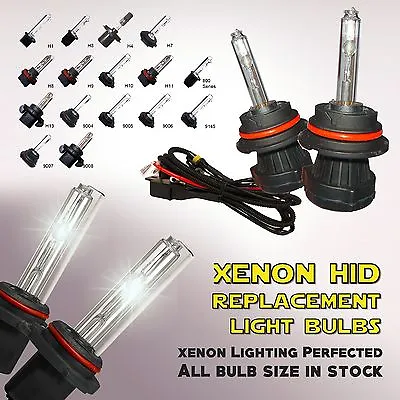 $27.99 • Buy Two Xenon HID Kit 's Replacement Light Bulbs Bi-xenon Dual Beam H4 H11 9006 9007