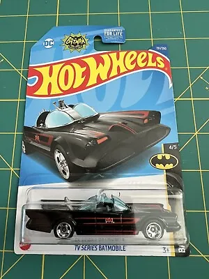 2022 Hot Wheels Tv Series Batmobile Batman Series 4/5 Original Black • $9.84