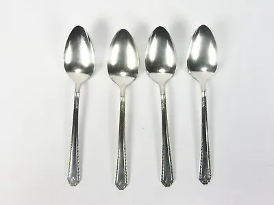 National Silver Company Silverplate EPNS Soup Spoons Set Of 4 • $17.99
