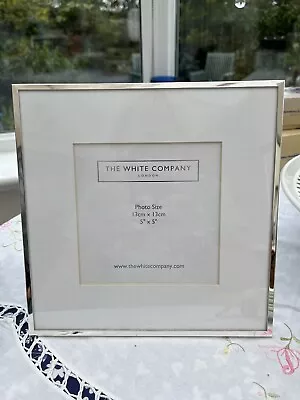 White Company London Silver & White Photo Frame (5” X 5” Photo) • £9.99