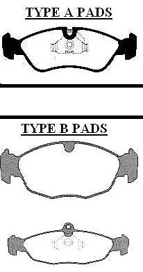 Daewoo Espero Lanos Nexia Clarus 95-on Front Brake Pads • $15.54