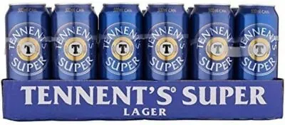 £62.99 • Buy  Tennents Super Strong Lager Beer - Party Pack 24 X 500ml Cans
