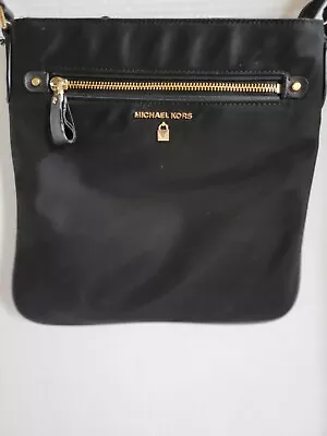 Michael Kors Nylon Pre-owned Kelsey Black Crossbody • $35