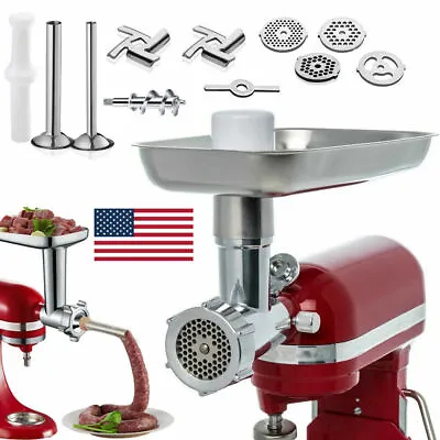 Food Meat Grinder Attachment For Kitchen Aid Stand Mixers Sausage Stuffer Kit • $49.99