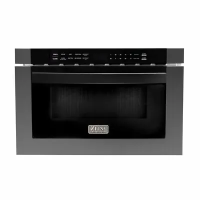 New Zline 24  Microwave Drawer 1.2 Cu Ft Black Stainless Steel Mwd-1-bs • $1399