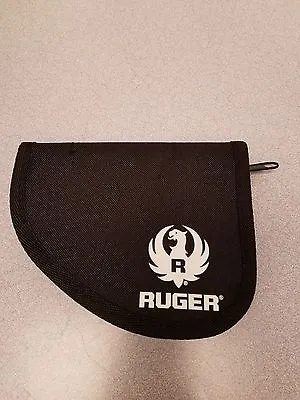 Factory Ruger Subcompact Semi-automatic LCP .380 Zippered Black Soft Pistol Case • $8.50
