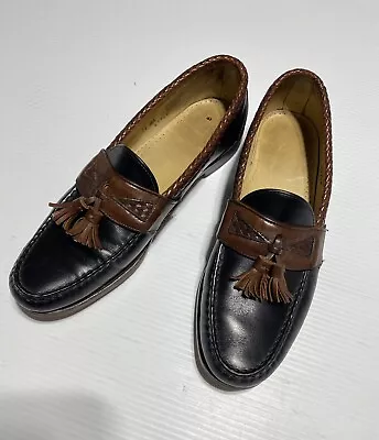 Allen Edmonds USA Made Men's Leather Sz 11 AA Narrow Maxfield Tassel Loafers • $19.99